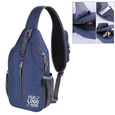 Crossbody Sling Backpack (7" x 3.5" x 15")