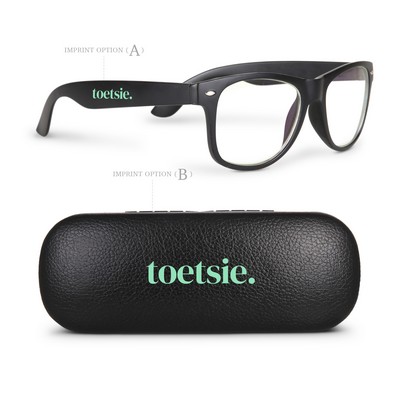 Athena Blue Light Blocking Glasses & Case