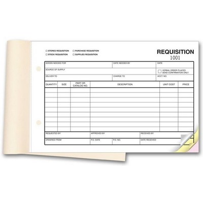 4-in-1 Requisition Forms (3 Part)