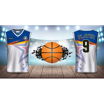 Basketball Jerseys, Full Customization, Fully Sublimated and Cut and Sew/Tackle Twill/Embroidery