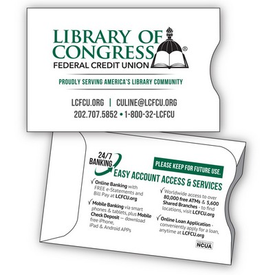 Tyvek Sleeve w/ 2 Color Print