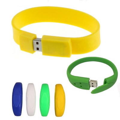 Silicone Wristband w/4G U-Disk