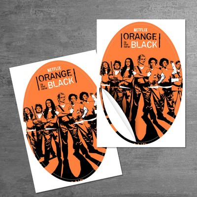 6" x 4" Oval Sticker