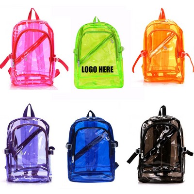 Transparent PVC Backpack