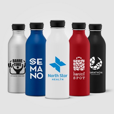 Rio Grande - 18 oz. Single Wall Aluminum Water Bottle - Silkscreen