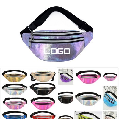 Shiny Holographic Waist Bag