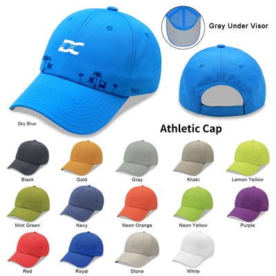 6 Panel Athletic Quick Dry Cap