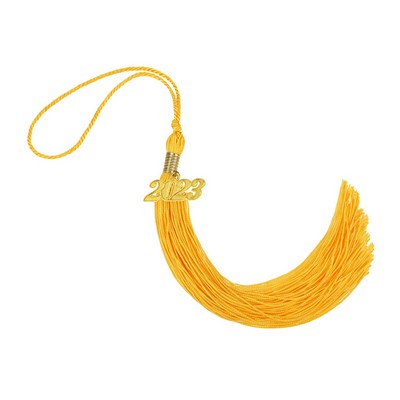 College Graduation Tassel with Custom Charm Tag