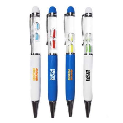 Custom Floating Sand Timer Pens