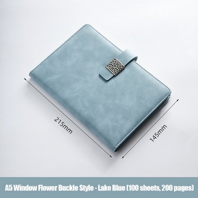 Customized A5 magnetic buckle office business notebook