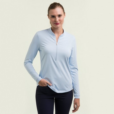 Fairway & Greene Women's Cat Quarter-Zip Shirt