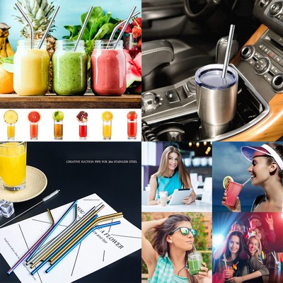 Stainless Steel Straws Set