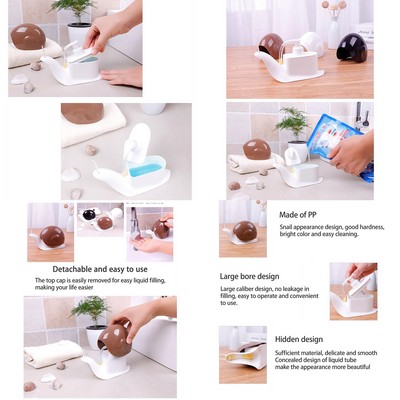 Cute Snail Soap Dispenser
