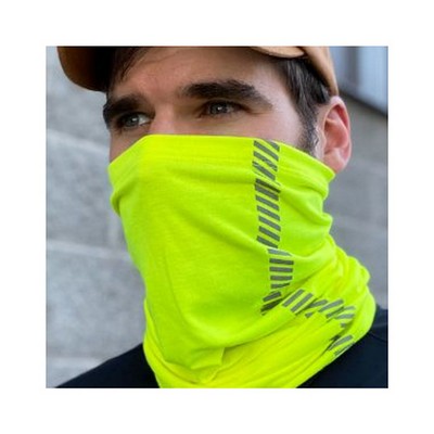 Hi-Vis Safety Workwear Segmented Tape Neck & Face Gaiter
