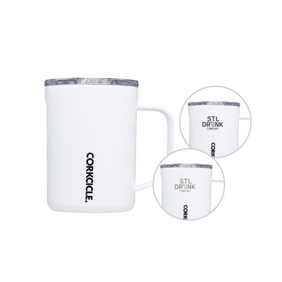 Corkcicle 16 Oz. Mug - Gloss White