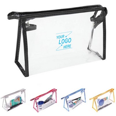 Transparent Travel Tolietry and Cosmetic Pouch