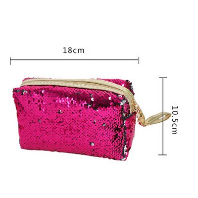 Mermaid Sequin Cosmetic Bag