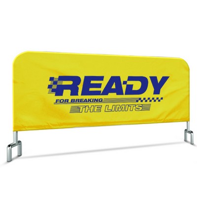 7' Double Sided Barrier Cover Barrier Cloth for Outdoor Activity Ceremony Reception