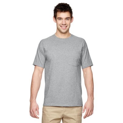 Jerzees 5.6 Oz., 50/50 Heavyweight Blend® Pocket T-Shirt