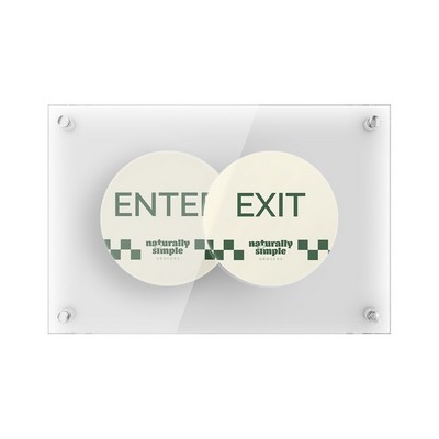 Double Face Temporary Decal (0 to 5 Square Inch)