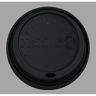 8oz. H&G Double Wall Lid - Black