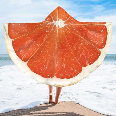 78.8 x 59" Custom Adult Hooded Oversized Beach Towel#19