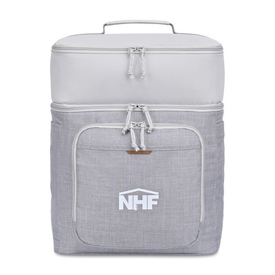 Parkview Recycled rPETBackpack Cooler - Greystone