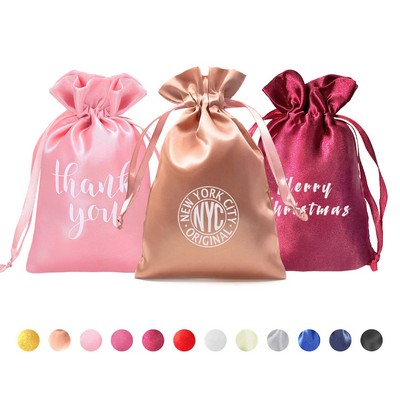 5" x 7" Drawstring Pouch Satin Gift Bag