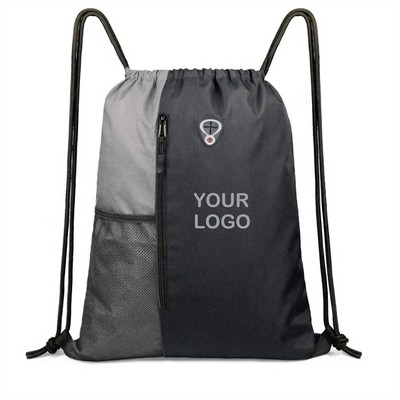 Drawstring Backpack Sports Gym Bag
