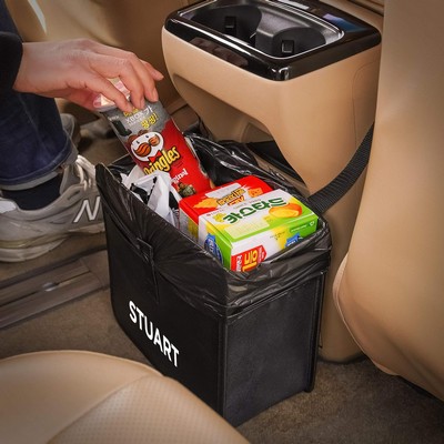 Foldable hanging Car trash Can, Car Trash Bag, Car Trash bin, Oxford Car Organizer,