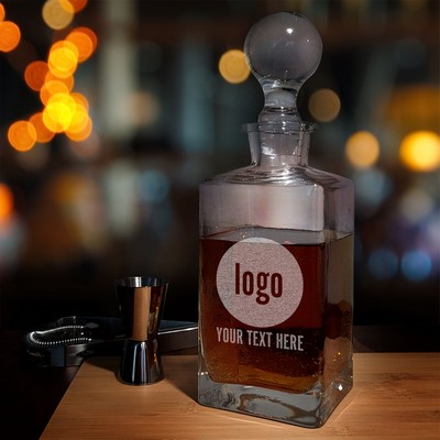 Engraved Corporate Luxe Decanter