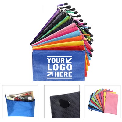 A4 Waterproof Zipper File Bag