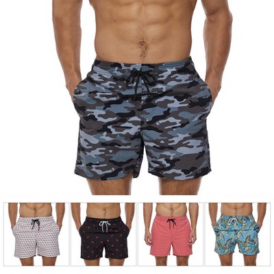 Men's Beach Shorts With Two Side Pockets