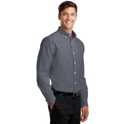 Port Authority® Tall SuperPro Oxford Shirt