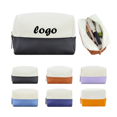Canvas Large Capacity Cosmetic Bag