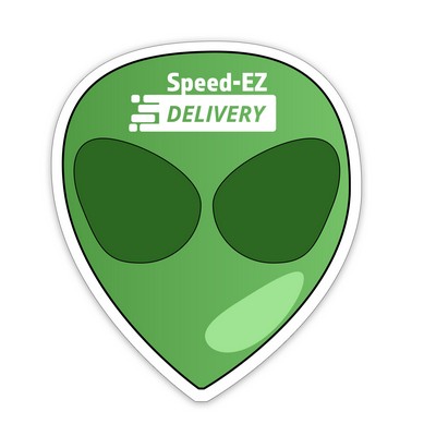 Alien Shaped NoteKeeper™ Magnet 35 Mil