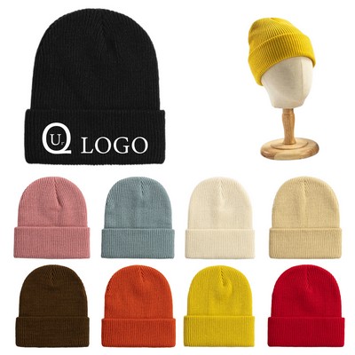 Winter Warm Acrylic Knitted Hat