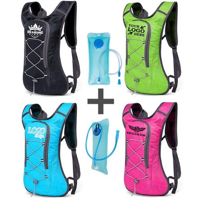 Hydration Pack Backpack with 70 oz 2L Water Bladder