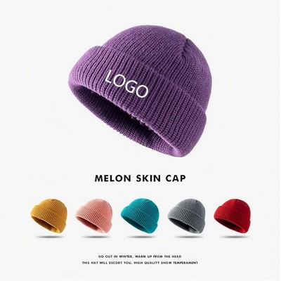 Urban Edge Docker Beanie: The Trending Ribbed Trawler Skull Cap