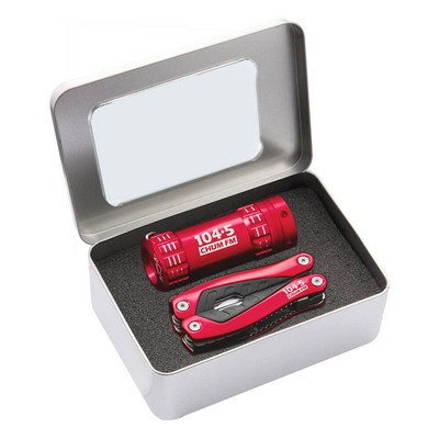 Gift Set With Fl39 Red Cob Light And Tm307 Multi-Tool