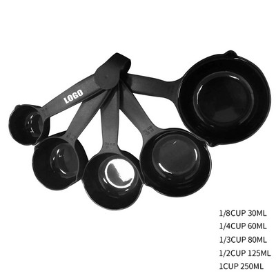 5-in-1 Plastic Measuring Cup with Dual Pourers