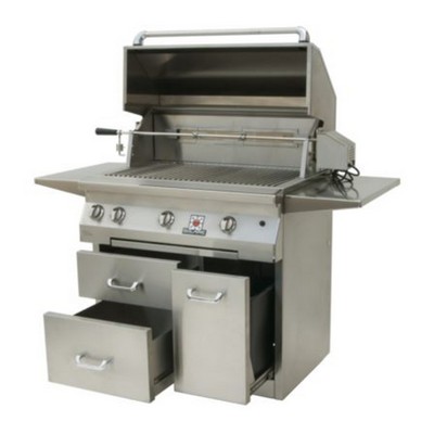 Solaire® Infrared Grills 36" Infrared Premium Cart Grill, Propane-MADE IN USA