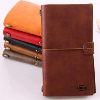 6" Leather Journal Notebook Diary