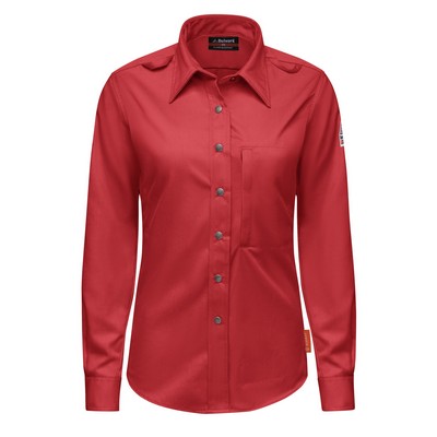 Bulwark® iQ Series® Women s Midweight Comfort Snap-Front Woven Shirt