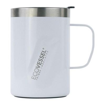 EcoVessel Transit 12 Oz. Mug - White Pearl