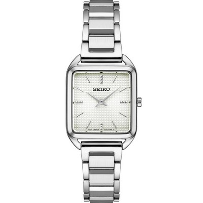 Seiko Watch Essentials Ss Quartz Silver Dial