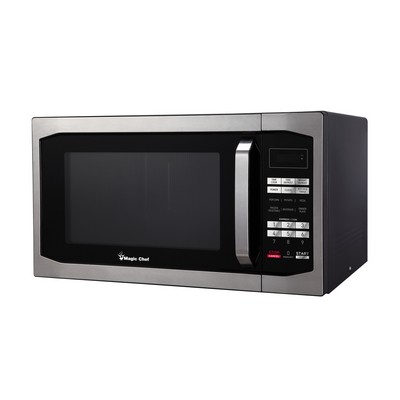 Magic Chef 1.6 Cu. Ft. 1100 Watt Microwave Oven - Stainless Look