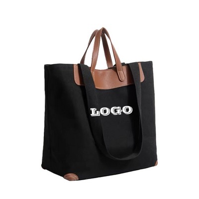 Fashionable Large Capacity Diagonal Cross Hand-Held Canvas Bag