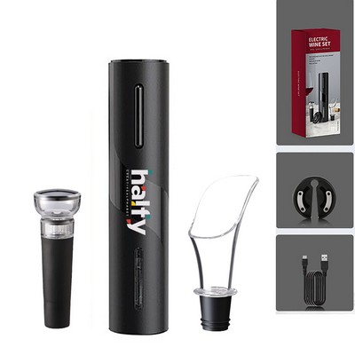 Rechargeable Wine Corkscrews Set