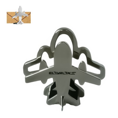 Airplane Shaped Metal Memo-Mail Holder